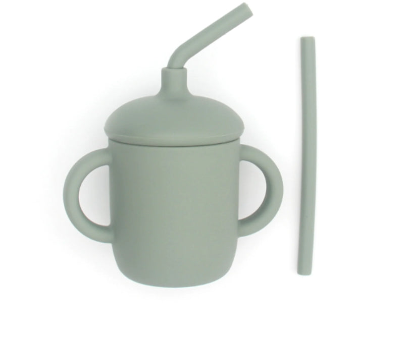 Silicone Material Straw Cup