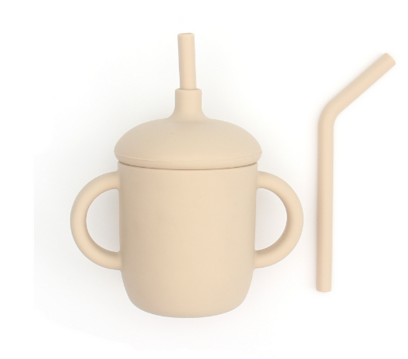 Silicone Material Straw Cup