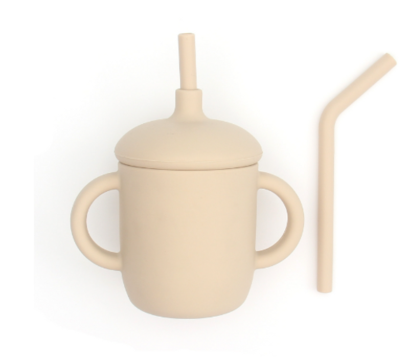 Silicone Material Straw Cup