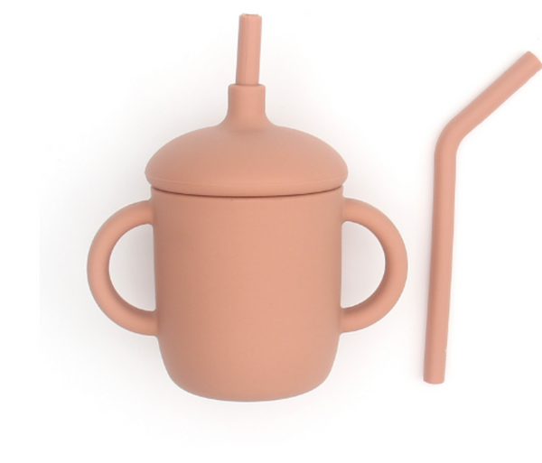 Silicone Material Straw Cup