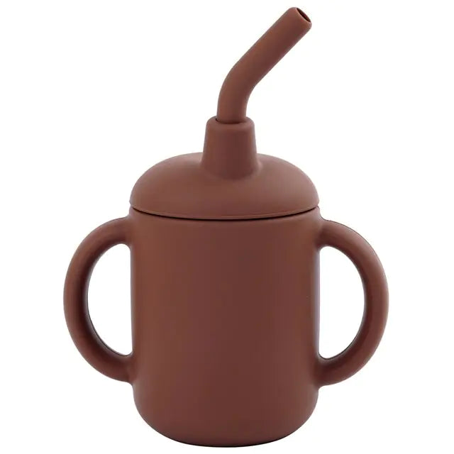 Silicone Material Straw Cup